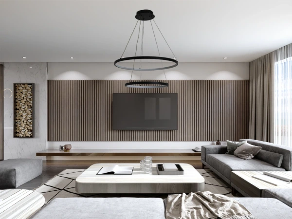 LED visiace svietidlo + diaľkový ovládač 75W - J4307/B 2