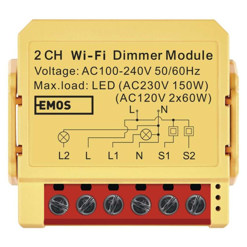 GoSmart modul stmievania IP-2212DW, WiFi, 2-kanálový 1