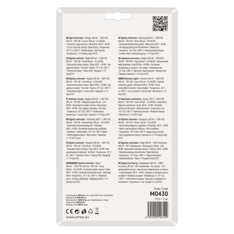 Multimeter MD-430 5