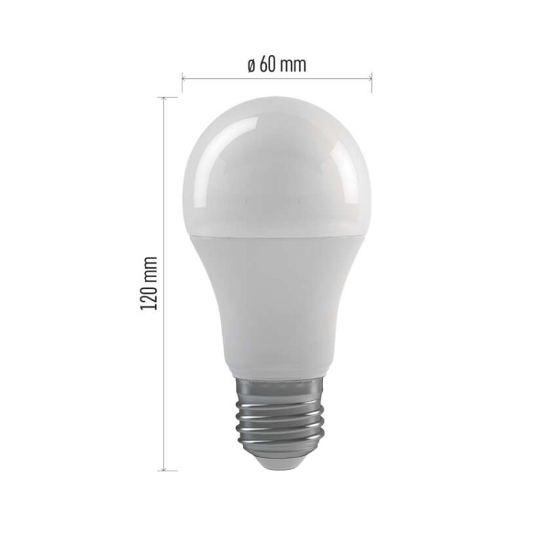 LED žiarovka Classic A60/E27/10,5 W (75 W)/1 060 lm/teplá b./krokovo stmievateľná