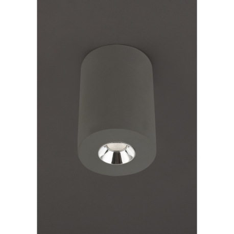 Stropné svietidlo, betón, sivá, chróm, Ø: 75, V: 110, vrátane 1xLED 4,2W 230V, 200lm, 3000K. 3