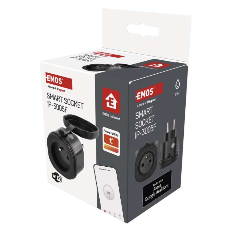 Zásuvka GoSmart WiFi IP44 IP-3005F 7