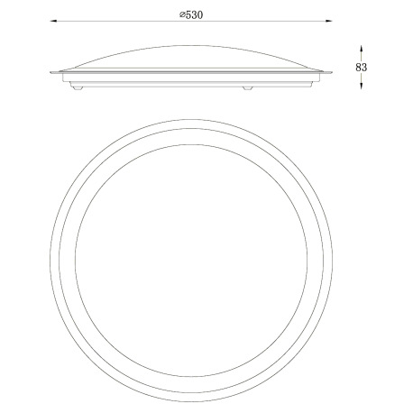 Stropné svietidlo, kov biely strieborný, akryl biely, číry, kompatibilné s Google Assistant a Alexa, 14