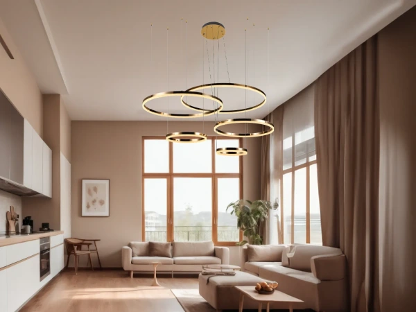 LED závesné svietidlo s diaľkovým ovládačom 220W - J4372/G 1