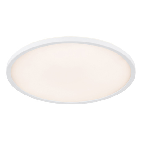 Stropné svietidlo, plast biely, plast satinovaný, plast biely, podsvietenie, 3 úrovne osvetlenia pom 19