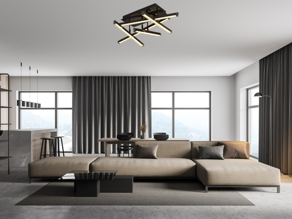 LED stropné svietidlo s diaľkovým ovládačom 60W - J3370/BCH 8