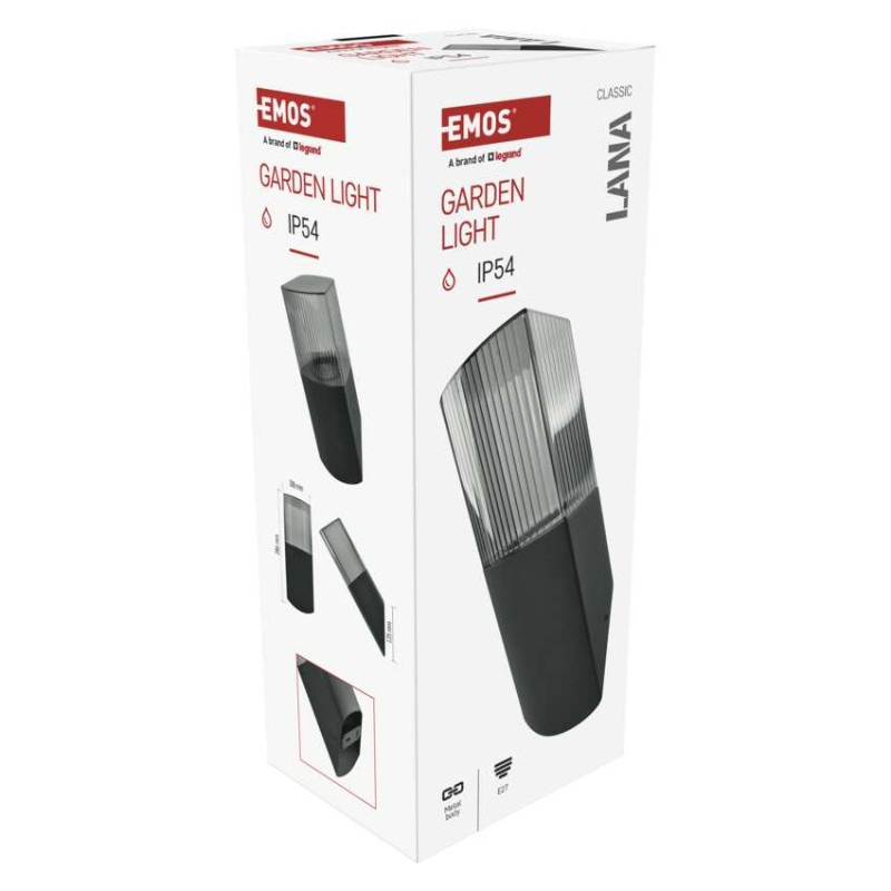 Záhradné nástenné svietidlo LANA, 10,6 x 8,8 x 28,5 cm, 1 x E27, 25 W 13