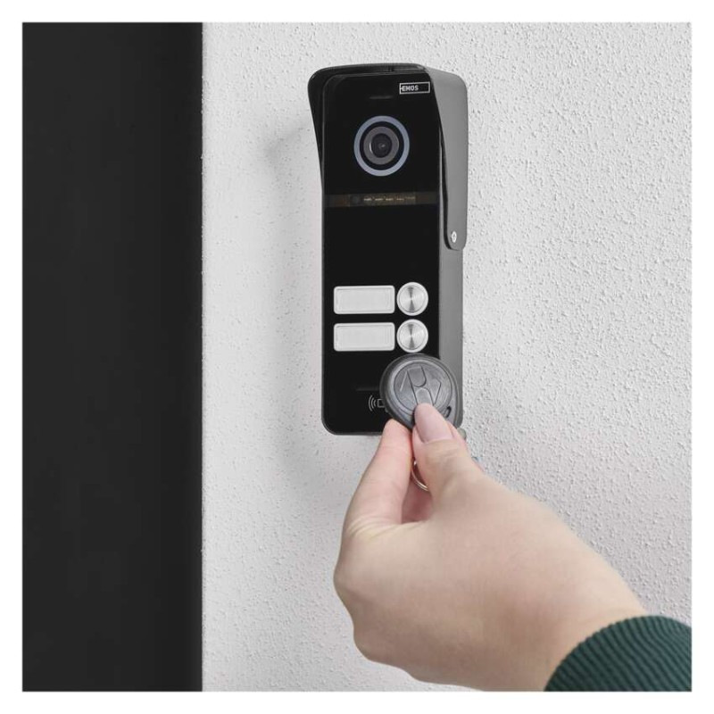 Farebná dverná kamerová jednotka EM-10AHD RF-2 10