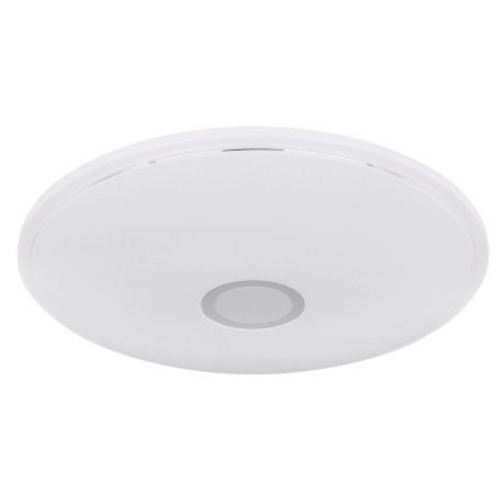 Stropné svietidlo,akryl biely,chróm,trblietavý efekt,kompatibilné s Google Assistant a Alexa,časovač 2