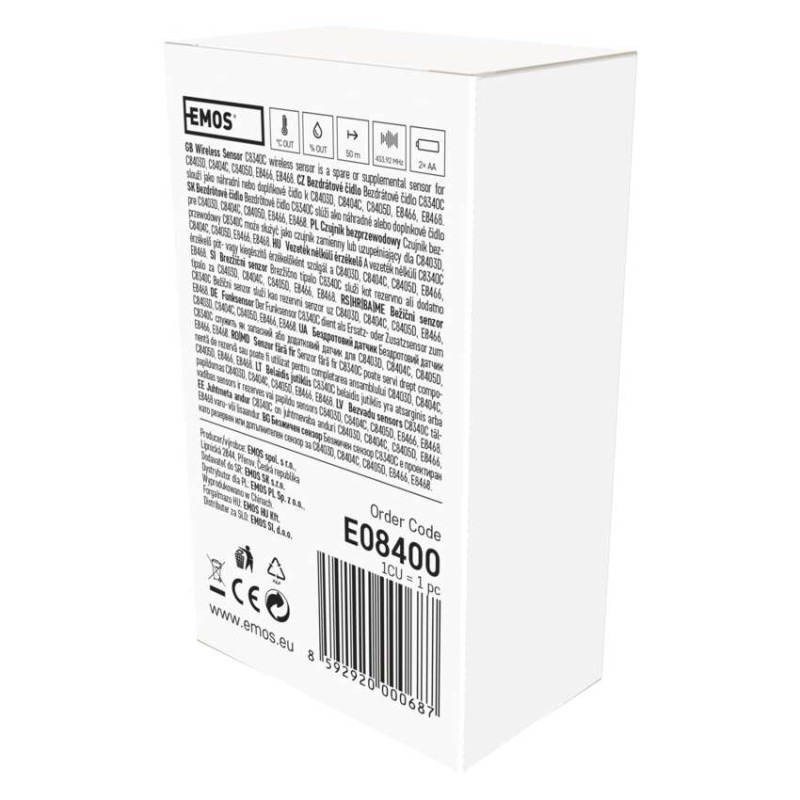 Bezdrôtové čidlo pre meteostanicu C8403D, E8468 a ďalšie 4