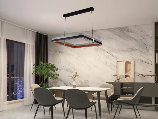 LED visiaca lampa + diaľkový ovládač 100W - J4336/B 9