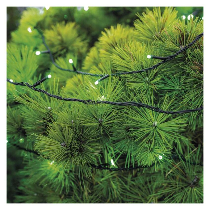 Standard LED spojovacia vianočná reťaz, 10 m, vonkajšia aj vnútorná, zelená 3