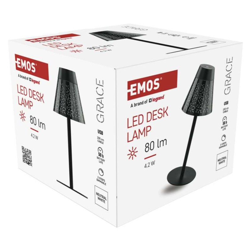 LED stolná lampa GRACE, dobíjacia 11