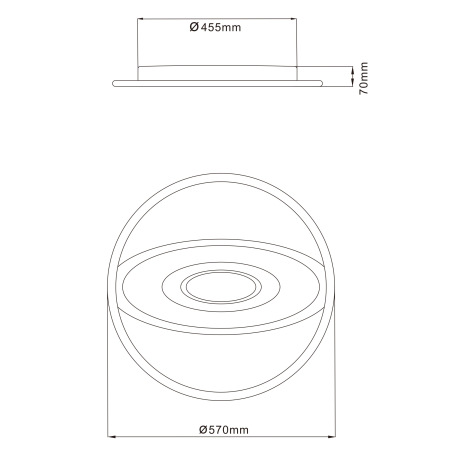 Stropné svietidlo, hliník biely, plast biely, plast sivý, pamäťová funkcia, nočné svetlo, stmievateľ 15