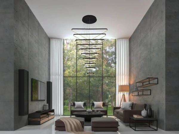 LED závesné svietidlo s diaľkovým ovládačom 385W - J4374/B 5