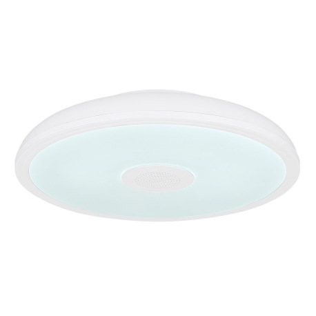 Stropné svietidlo, plast biely, Bluetooth, reproduktor 3W, päm.funkcia, nočné svetlo, stmievateľné, 6