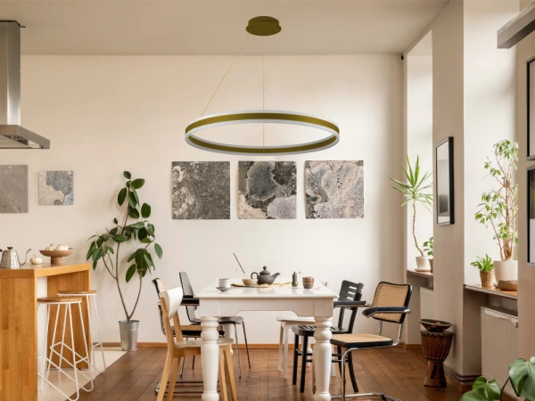 LED závesné svietidlo na lanku + diaľkový ovládač 110W - J4316/G 1