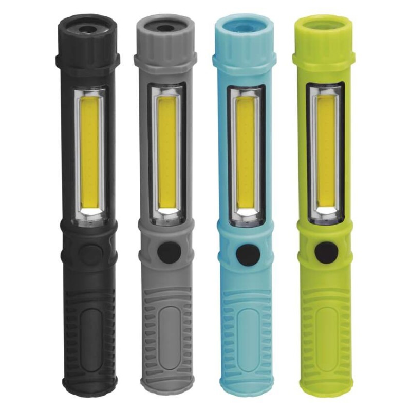 COB LED + LED ručné svietidlo P3897, 230 lm, 3× AAA, 16 ks, display box 2