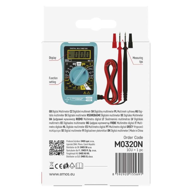 Multimeter MD-110 5