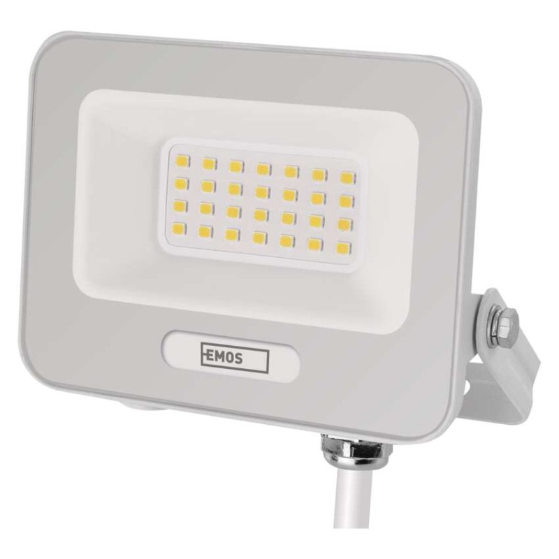 LED reflektor GLARO 20W, biely, IP65, 2000 lm, neutrálna biela 1