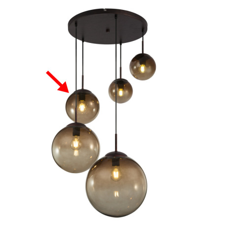 Náhradné sklo pre 15865, -3, 5, ø20cm