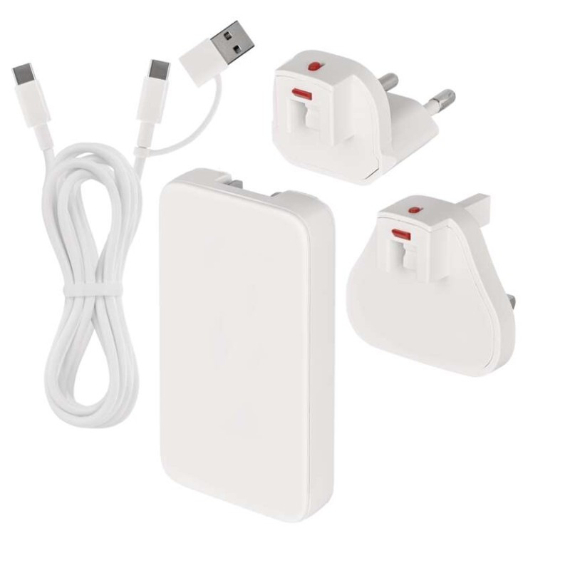 USB sieťový adaptér GaN PD 65W, AC + kábel