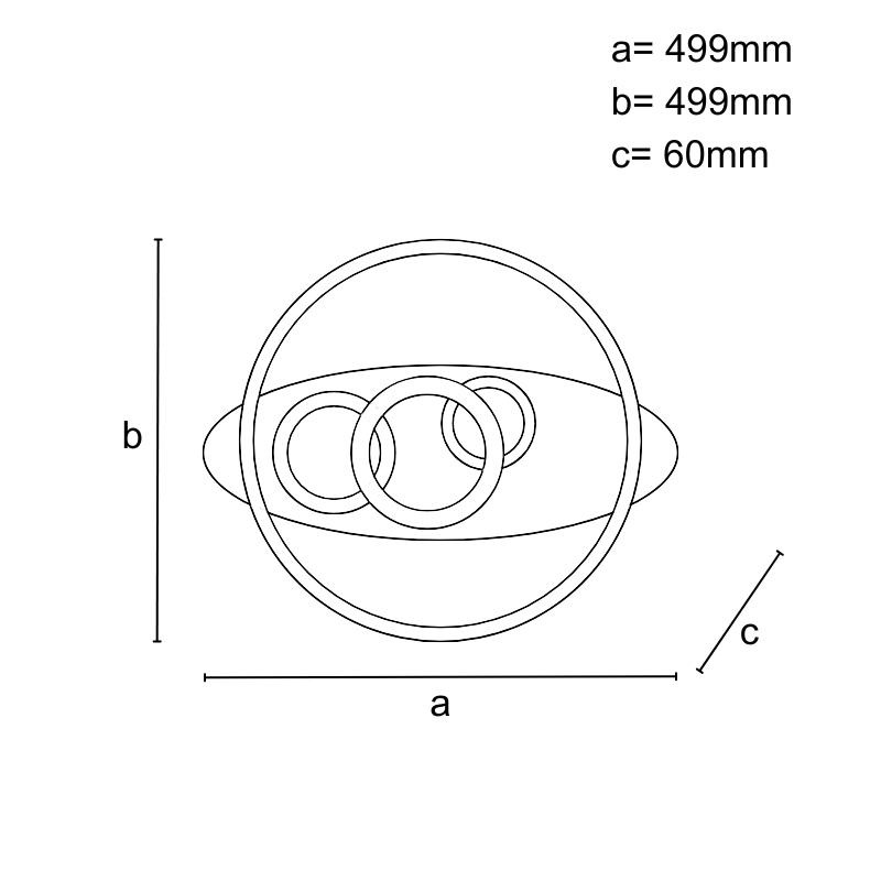 LED stropné svietidlo s diaľkovým ovládačom 105W - J1336/W 2