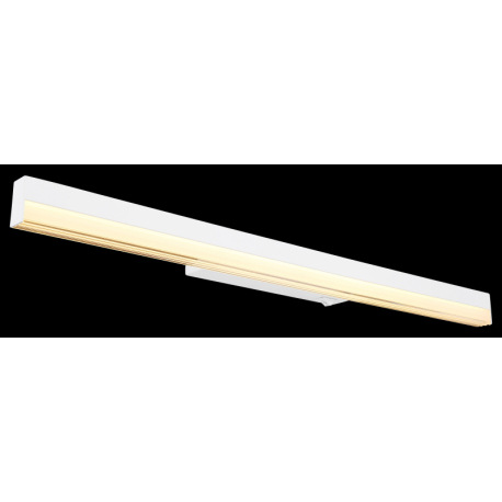 Nástenné svietidlo, kov biely, hliník biely, akryl biely, kolískový spínač na výrobku, fixácia farie 2