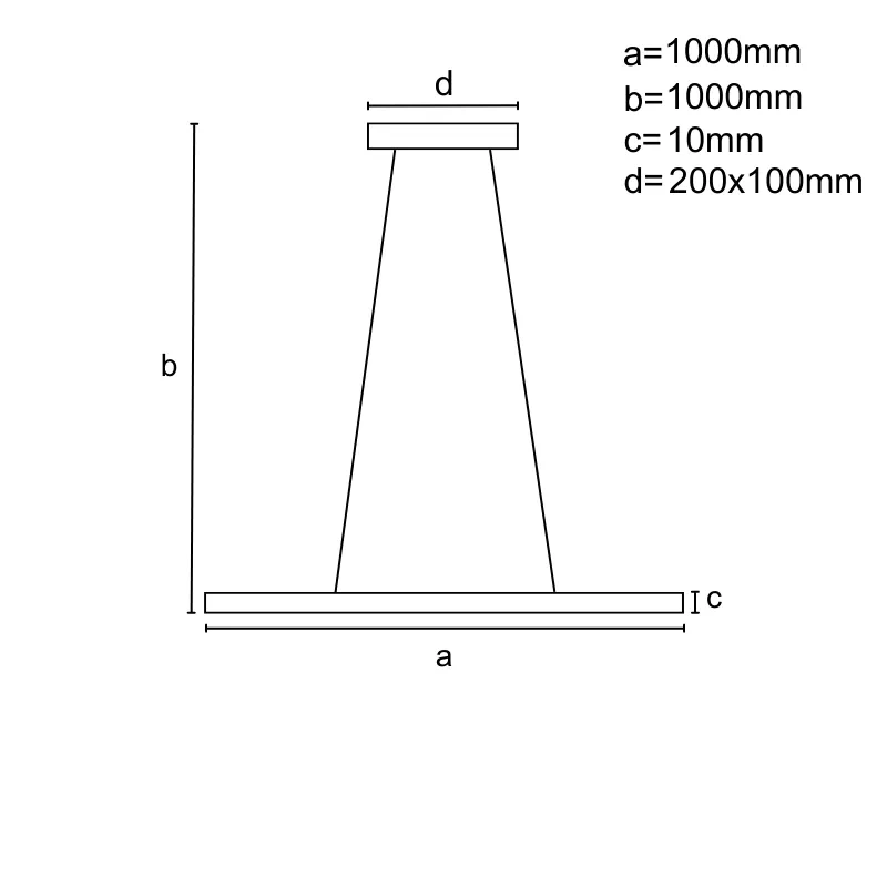 LED visiace svietidlo + diaľkový ovládač 50W - J4304/S 12