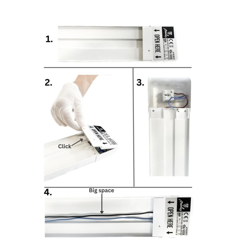 LED svietidlo 40W / IP40 WTL1200 / 4000K - LNL124 7