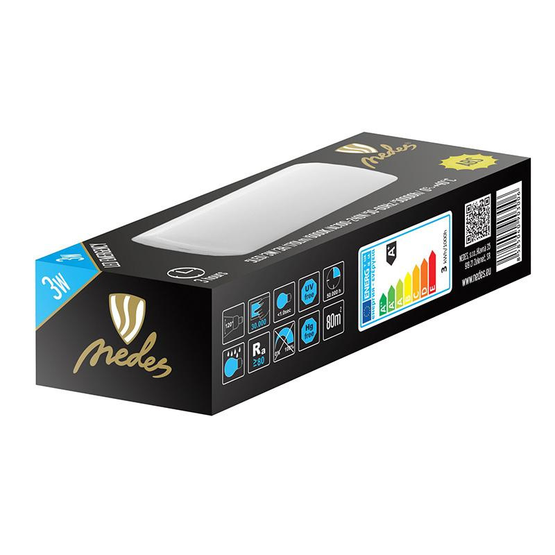 LED núdzové svietidlo 3W / 3h / IP20 - LEL401 2