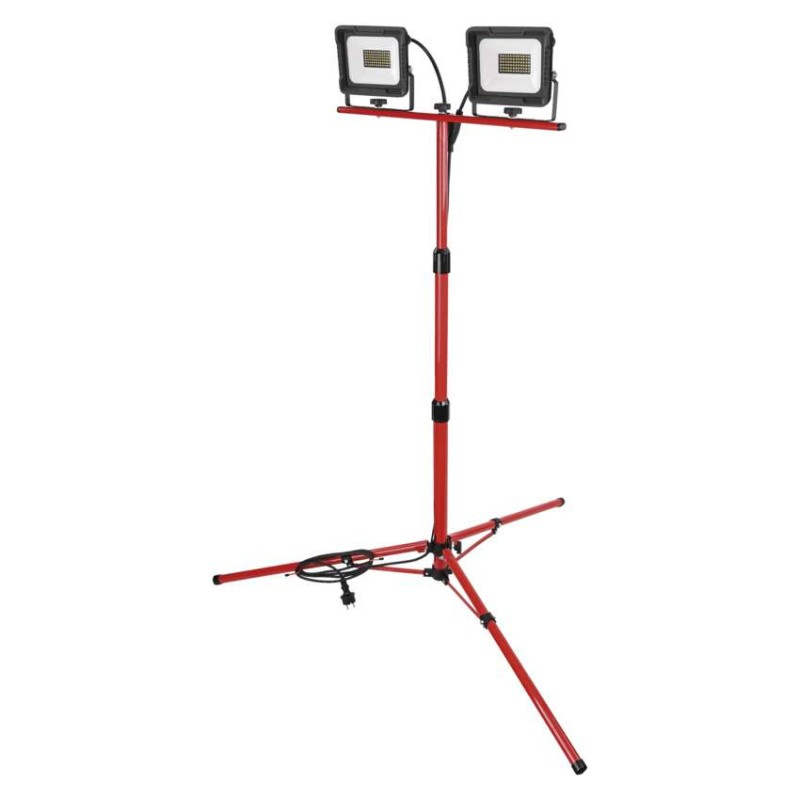 LED reflektor ELION, 2×30W + trojnožka, neutrálna biela 1