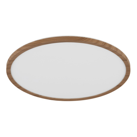 Stropné svietidlo, plast so vzhľadom dreva, satinovaný, biely, niekoľko úrovní cez nástenný spínač, 3