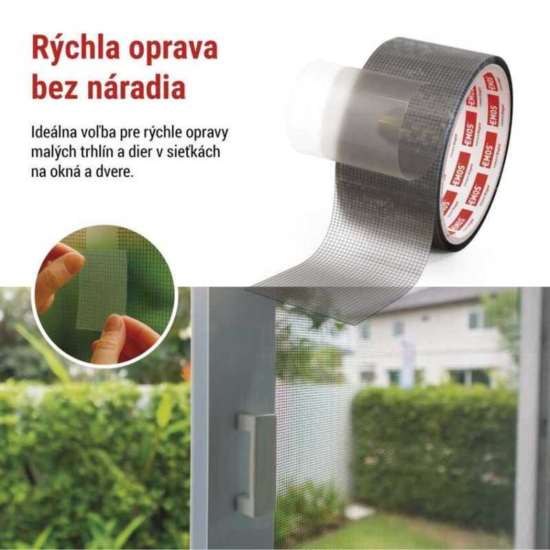 Páska na opravu siete proti hmyzu 50 mm / 2 m, priehľadná 1