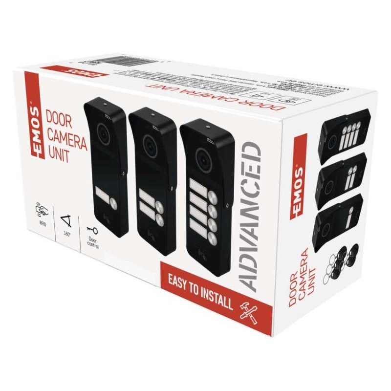 Farebná dverná kamerová jednotka EM-10AHD RF-2 5