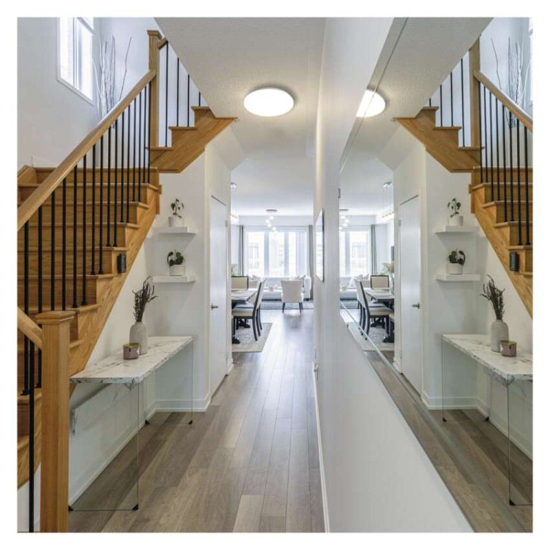 LED prisadené svietidlo FIONI, kruhové biele 24W, IP44, neutrálna biela 4