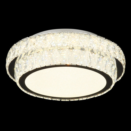 Stropné svietidlo, kov chróm, kryštály K5/akrylové číre, stmievateľné, niekoľko úrovní pomocou náste 2