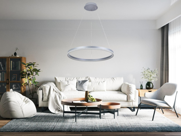 LED závesná lampa na lanku + diaľkový ovládač 42W - J4308/S 6