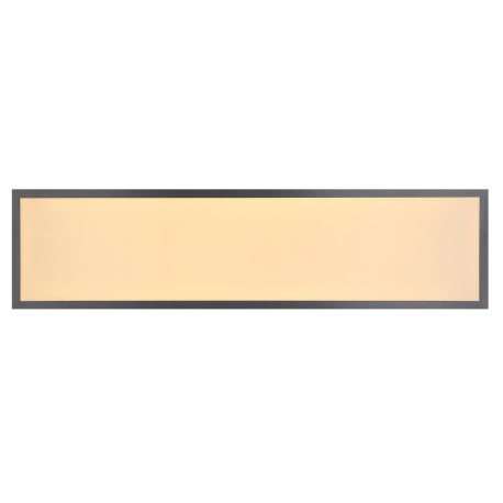 Stropné svietidlo, hliník biely, grafit, akryl opál, DxŠxV: 800x200x75, vrátane 1xLED 24W 230V, 1500 10