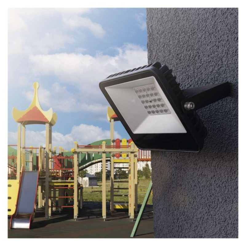 LED reflektor AVENO čierny, 20W neutrálna biela 6