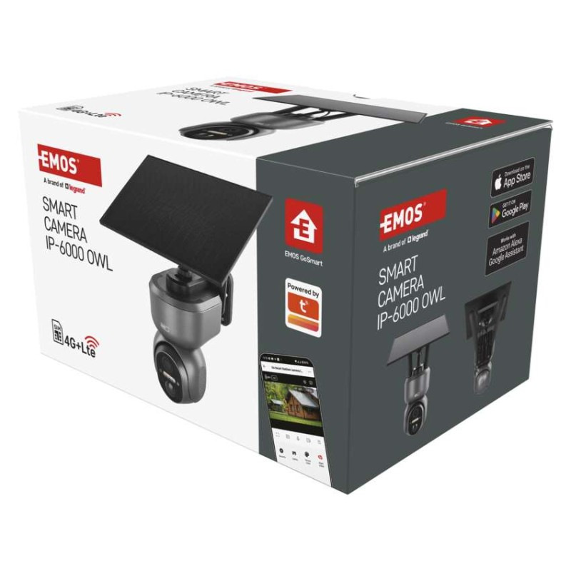 GoSmart Vonkajšia otočná kamera IP-6000 OWL s 4G/LTE, šedá 10