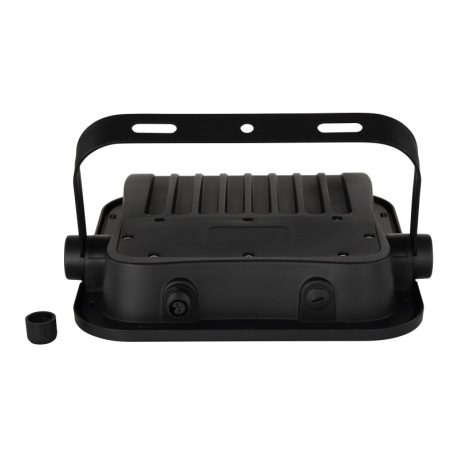 Solárne svietidlo, plast/hliník/kov čierny, sklo priehľadné, stmievanie, časovač, nastaviteľné, diaľ 13