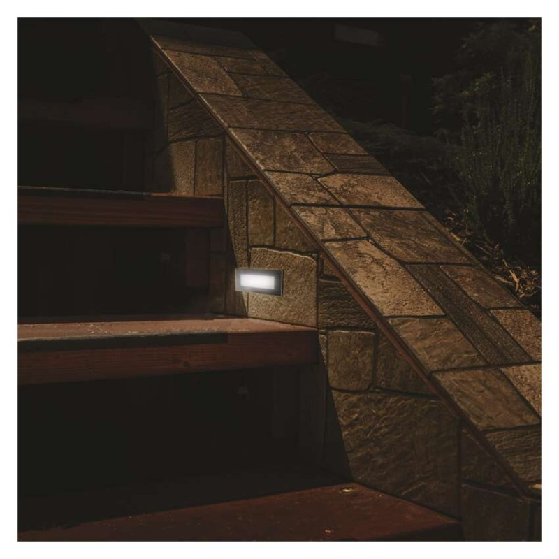 LED orientačné vstavané svietidlo AMAL 123×53 2W neutr.b.,IP65 9