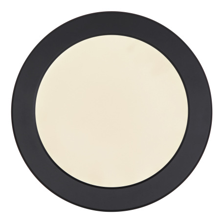 Stropné svietidlo, plast čierny, plast biely, zmena farby svetla vypínačom v zadnej časti svetla, fi 4