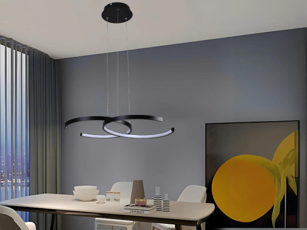 LED závesné svietidlo na lanku + diaľkový ovládač 50W - J4300/B 4