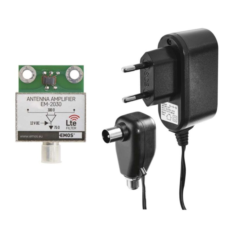 Anténa vonkajšia EM-030, 0–100 km, DVB-T2, DAB, filter LTE/4G 3