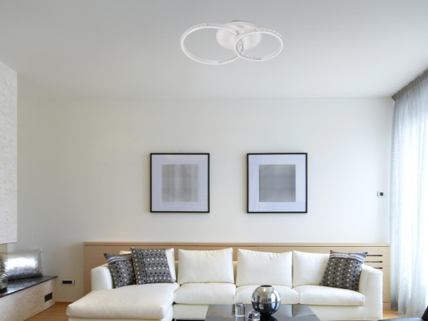 LED stropné svietidlo + diaľkový ovládač 55W - J3302/W 12