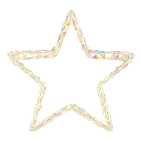 Dekoratívne svietidlo, akryl číry, kov biely matný, kábel PVC priehľadný, IP44, DxŠxV: 370x70x390mm, 18