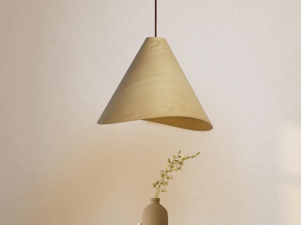 Závesné svietidlo z masívneho drevaE27 / 450 - WRE012 1