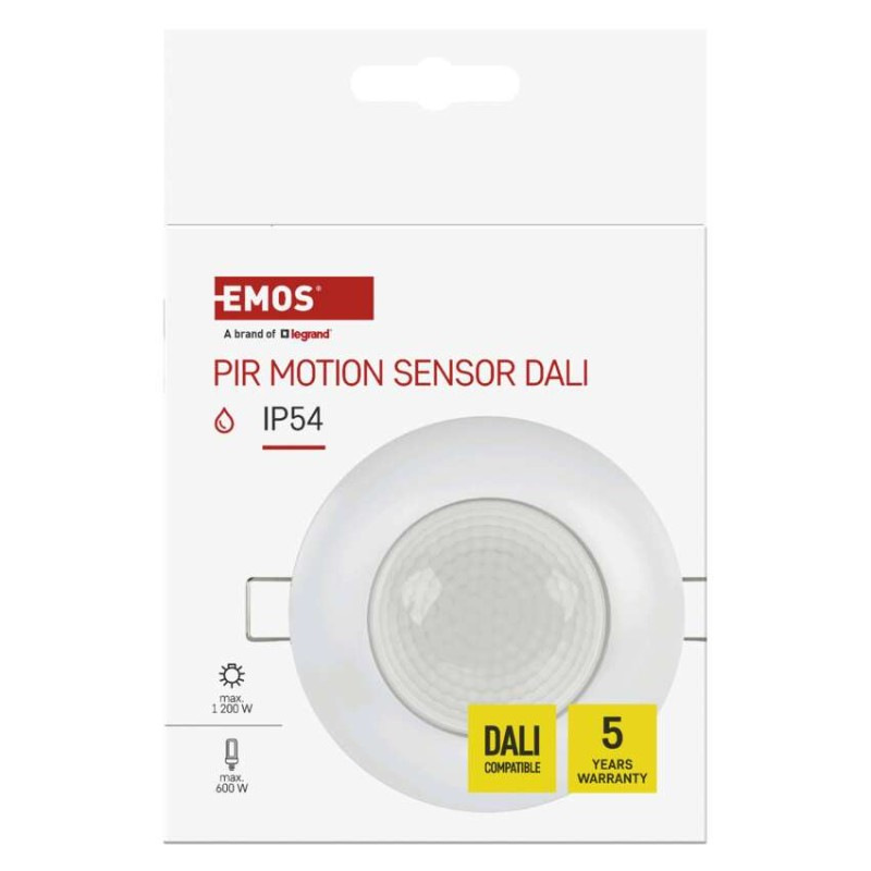 PIR senzor DALI (pohybové čidlo) IP54 biely 8